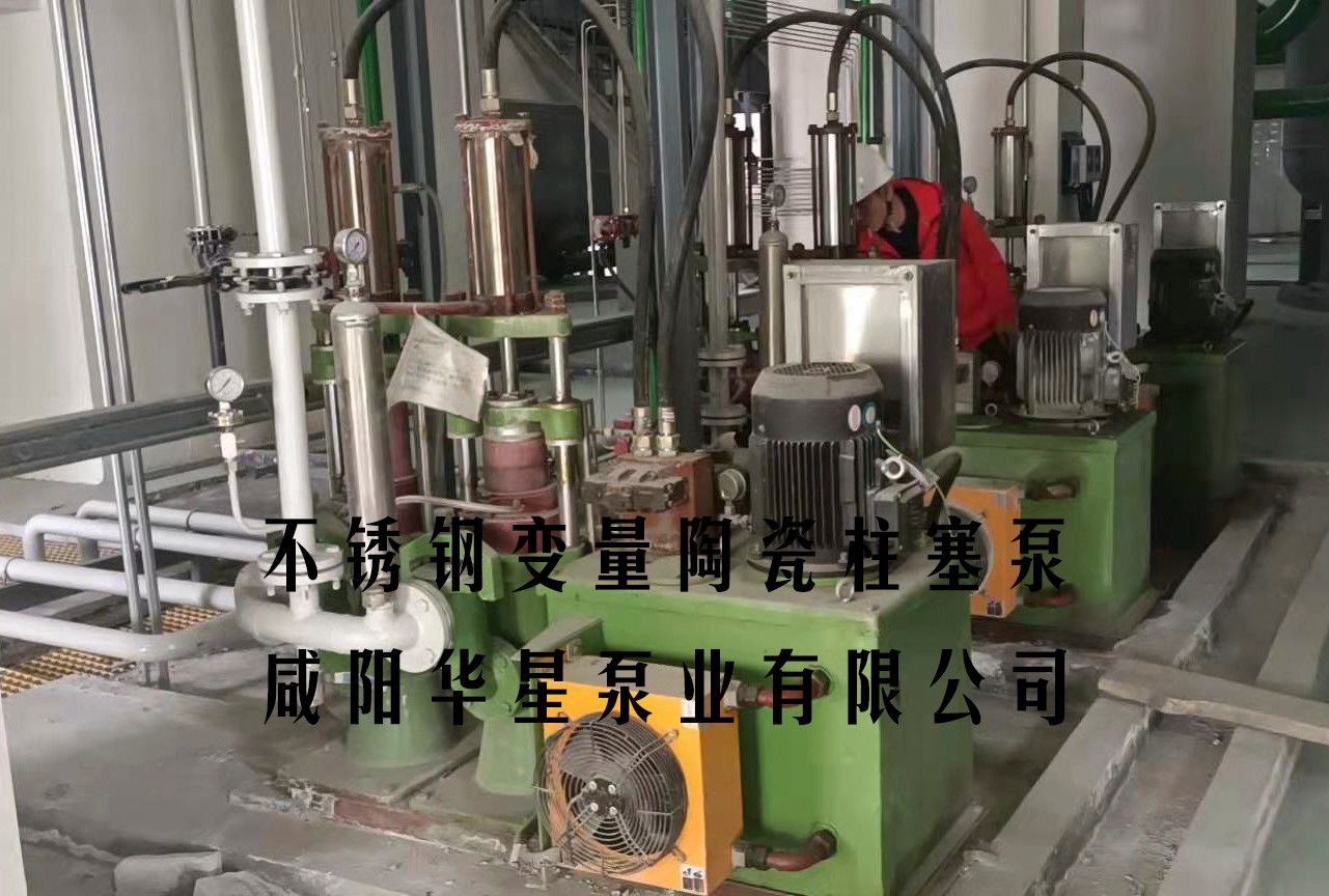 不銹鋼變量陶瓷柱塞泵使用現場